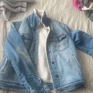 Idyllwind Light Blue Jean Jacket with White Lining